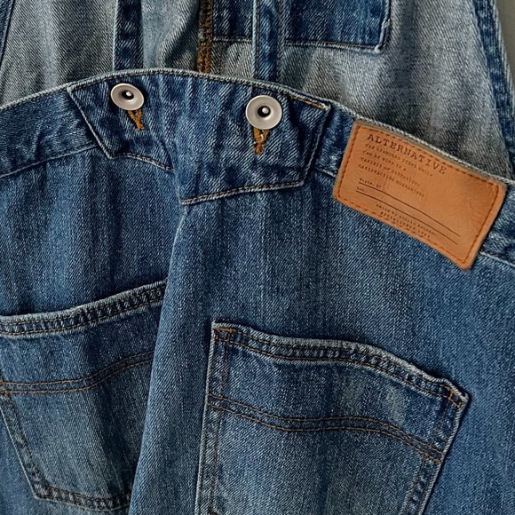 Pageboy Japanese Brand Alicia Overalls Distressed Sized Small - Picture 3 of 8